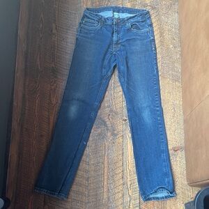 Stio Men's Slim Jeans in Dark Blue Wash